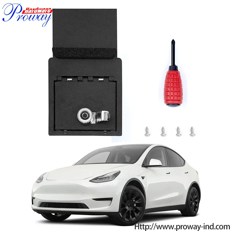 생체인식 잠금 센터 콘솔 안전 자동차 팔걸이 상자 지문 센터 콘솔 안전 2021년